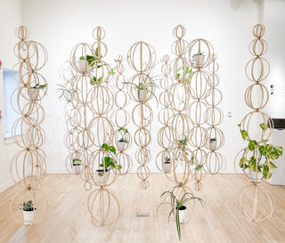 What to do with trailing plants unique handmade sustainable indoor plant houseplant trellis for vine plants boho minimal scandi cottage core design plant accessories garden gifts