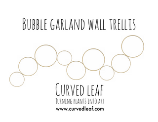 Bamboo Bubble Garland Trellis