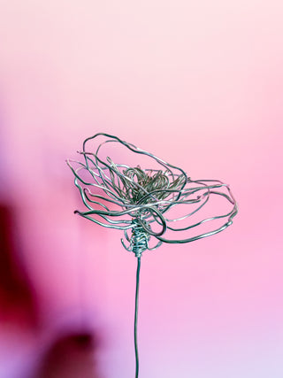 Peony peonies summer spring flower stem wire metal floral flowers wedding faux plants leaves persevered wedding bouquet forever flowers unique gifts for moms and flower lovers birth month gifts handmade small business curved leaf custom fake wedding  zodiac gifts minimalist dopamine decor made in America tabletop tablescape ideas houseplants leaves leaf decorations dried floral aluminum steel cute pretty flowers custom colors one-of-a-kind affordable fake flowers artificial fall