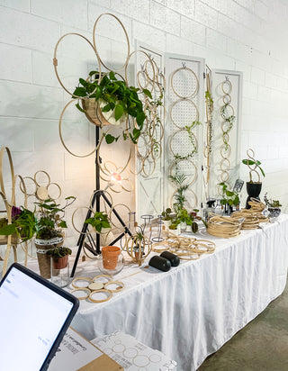 Bamboo Bubble Garland Trellis
