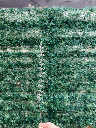 Tall Greenery Stem - Handmade Wire Flowers