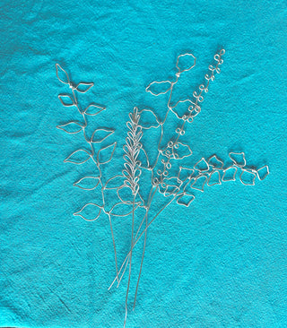 Ivy Greenery Stem - Handmade Wire Flowers