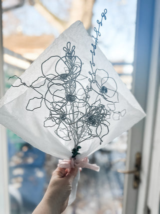 Ivy Greenery Stem - Handmade Wire Flowers