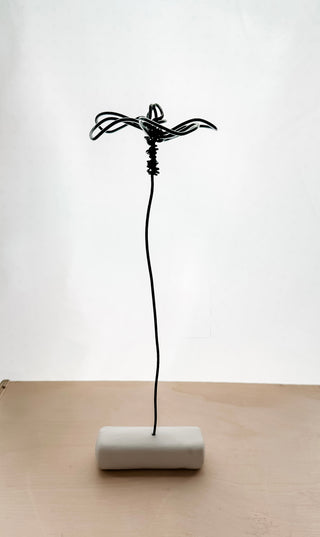 Daisy daisies April flower stem wire metal floral flowers wedding faux plants leaves persevered wedding bouquet forever flowers unique gifts for moms and flower lovers birth month gifts handmade small business curved leaf custom fake wedding  November Scorpio zodiac gifts minimalist dopamine decor made in America tabletop tablescape ideas houseplants leaves leaf decorations dried floral aluminum steel cute pretty flowers custom colors one-of-a-kind affordable fake flowers artificial fall