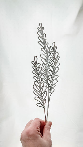 wheat stem flower grass stalk wire metal floral flowers wedding floral preservation persevered wedding bouquet forver flowers unique gifts for moms and flower lovers birth month gifts handmade small business curved leaf Mother’s Day custom bouquet greenery ivy eucalyptus mcm mid century whimsical modern minimalist dopamine decor made in America tabletop tablescape ideas houseplants leaves leaf decorations dried floral aluminum steel cute pretty flowers custom colors one-of-a-kind affordable