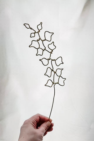 wheat stem flower grass stalk wire metal floral flowers wedding faux plants leaves persevered wedding bouquet forver flowers unique gifts for moms and flower lovers birth month gifts handmade small business curved leaf Mother’s Day custom bouquet greenery ivy eucalyptus mcm mid century whimsical modern minimalist dopamine decor made in America tabletop tablescape ideas houseplants leaves leaf decorations dried floral aluminum steel cute pretty flowers custom colors one-of-a-kind affordable